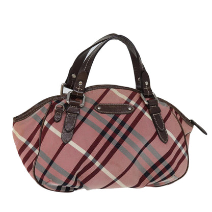 Burberry Nova Label Canvas Blue Handbag Style 3