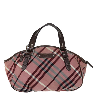 Burberry Nova Label Canvas Blue Handbag Style 3