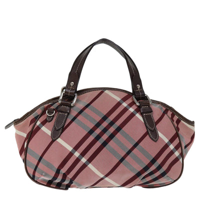 Burberry Nova Label Canvas Blue Handbag Style 3