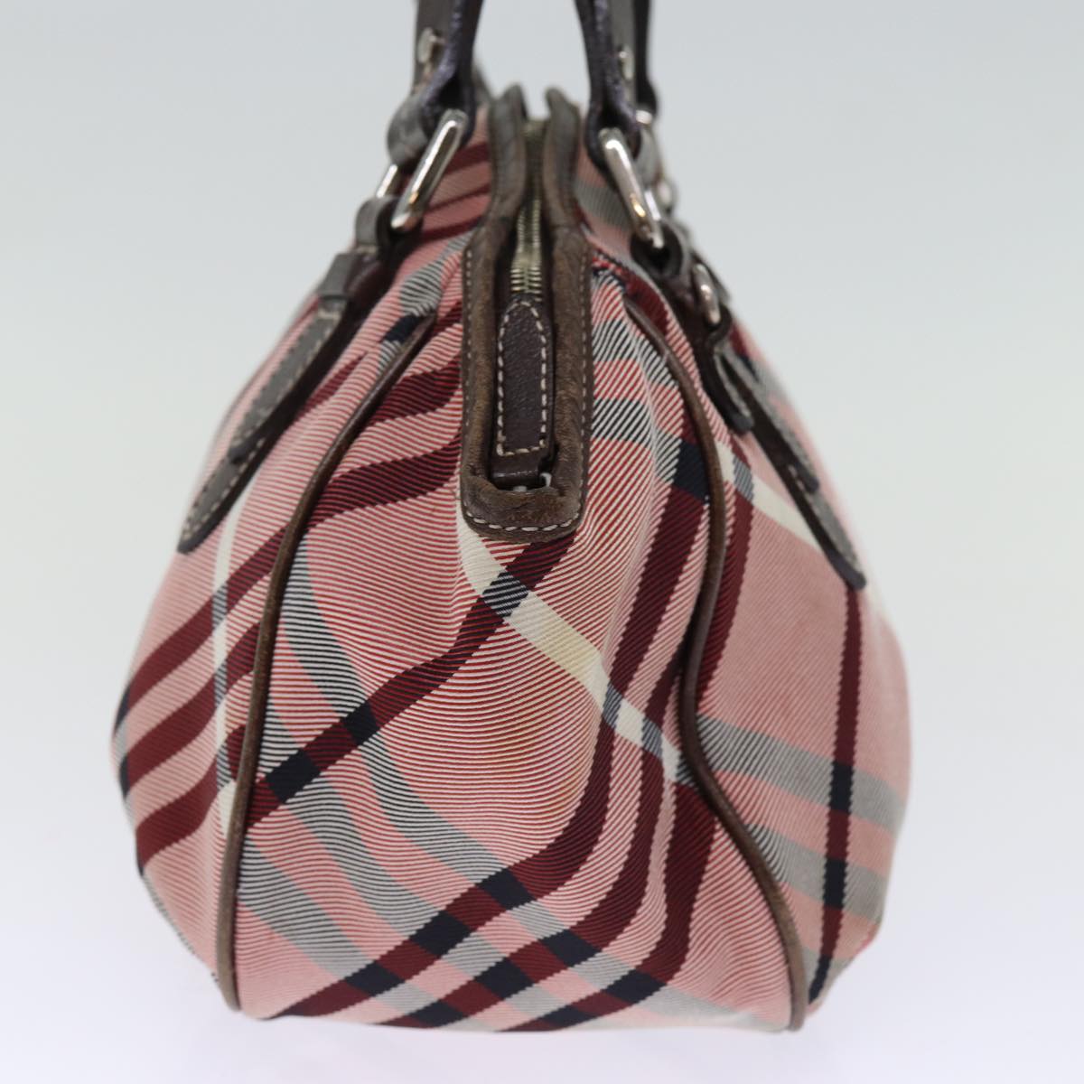 Burberry Nova Label Canvas Blue Handbag Style 3