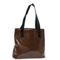 Luxury CELINE Macadam Canvas Tote Bag Brown 14321