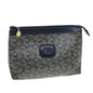 Luxury CELINE C Macadam Canvas Pouch Navy 14376