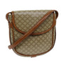 Luxury CELINE Macadam Canvas Shoulder Bag Beige 14377