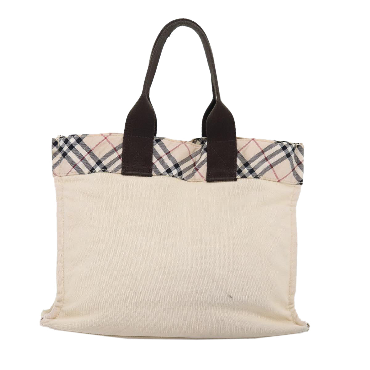 Burberry Nova Label Canvas Beige Handbag Style 4