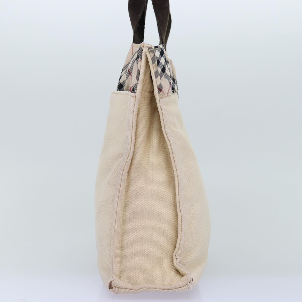 Burberry Nova Label Canvas Beige Handbag Style 4