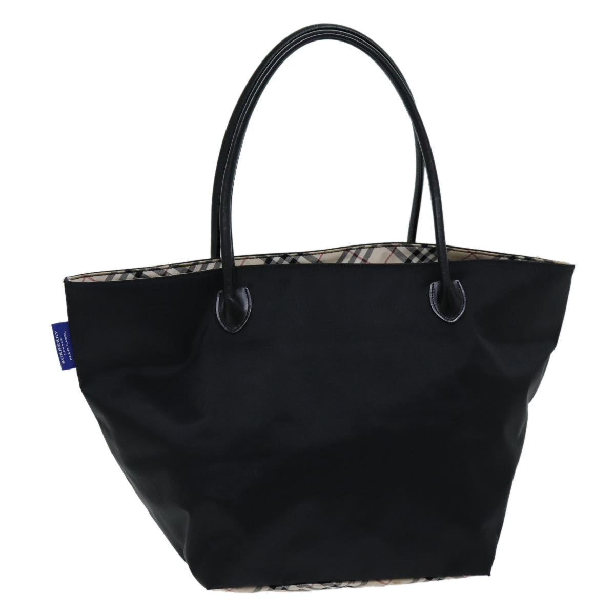 Burberry Nova Label Nylon Black Tote Bag Style 3