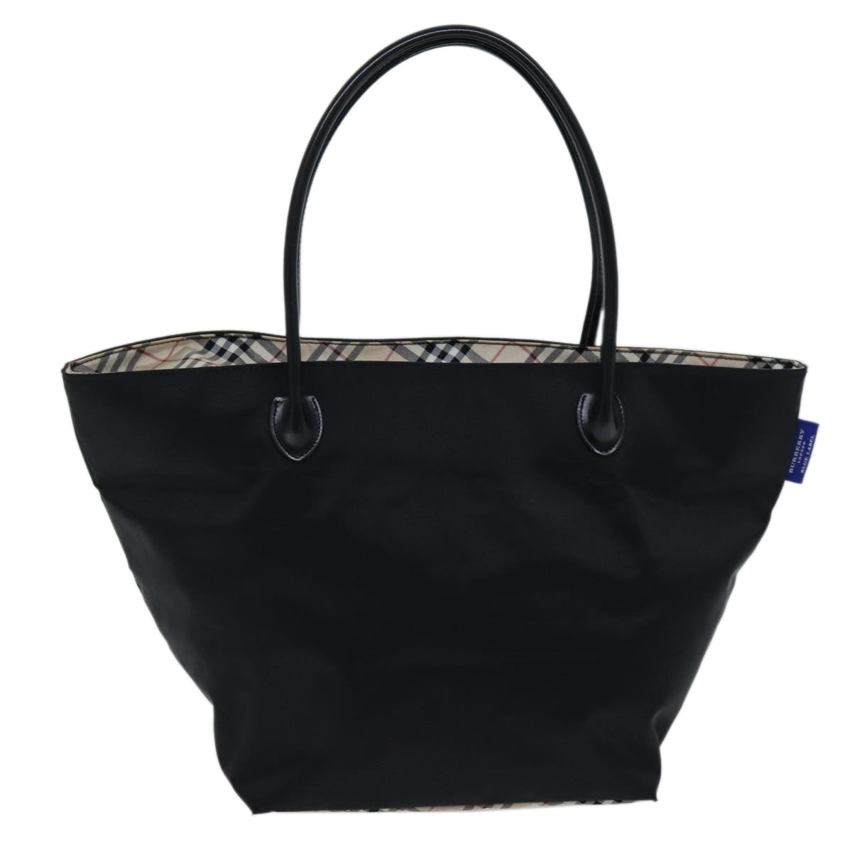 Burberry Nova Label Nylon Black Tote Bag Style 3