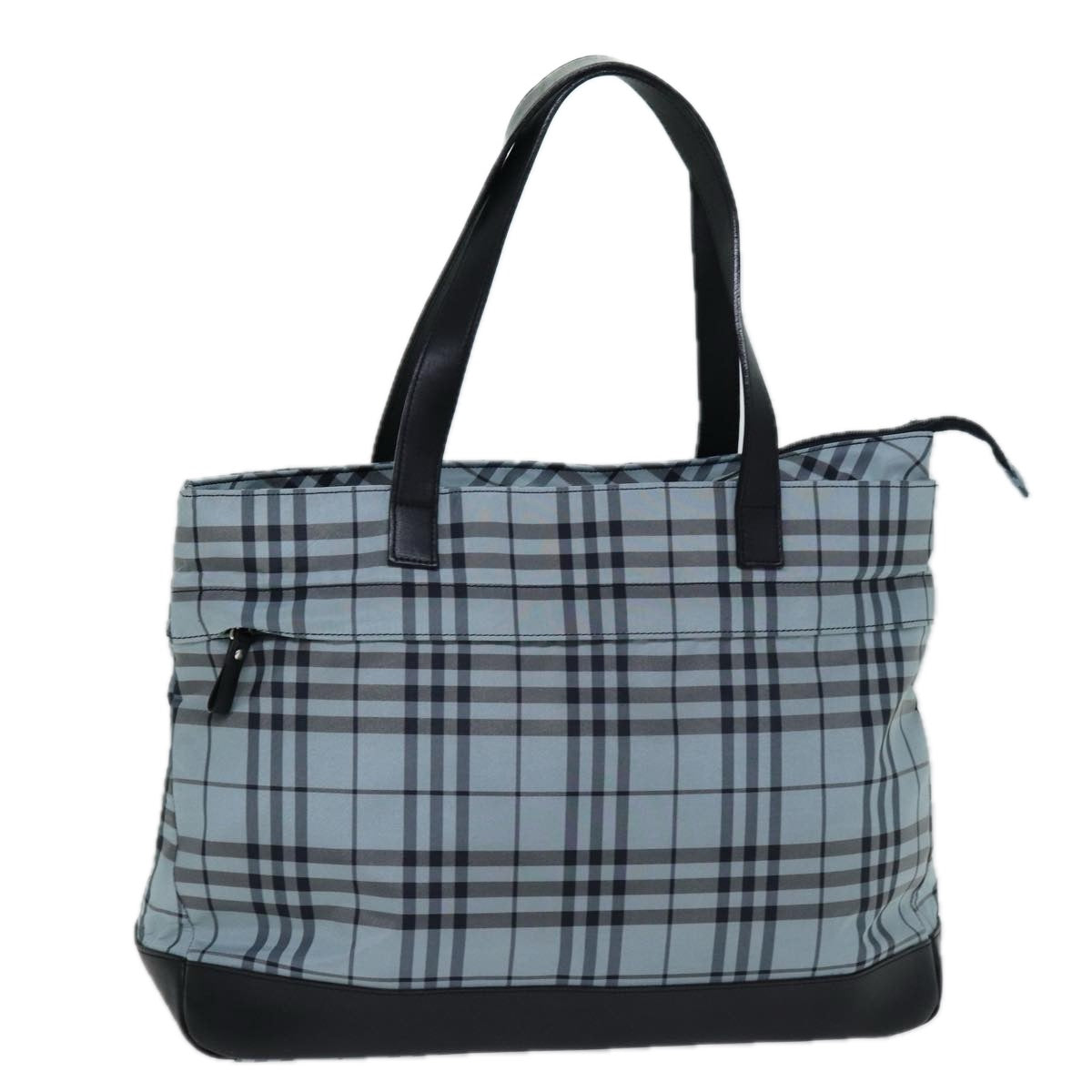 Burberry Nova Label Nylon Blue Tote Bag