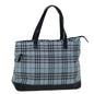 Burberry Nova Label Nylon Blue Tote Bag