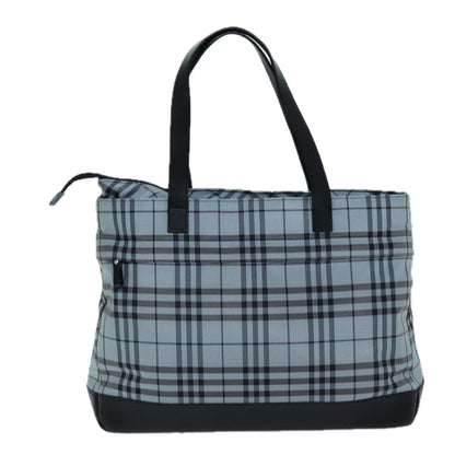 Burberry Nova Label Nylon Blue Tote Bag