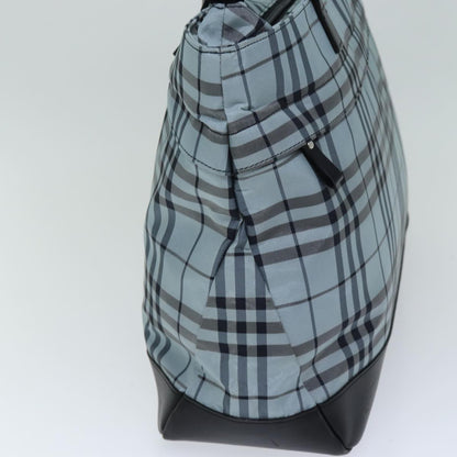 Burberry Nova Label Nylon Blue Tote Bag