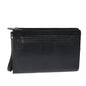 Burberry BURBERRYSs Auth Leather Black Clutch Bag Style 4