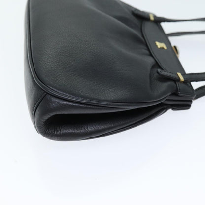 Luxury CELINE Hand Bag Leather Black 14458