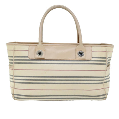 Burberry Auth Canvas Beige Handbag Style 2