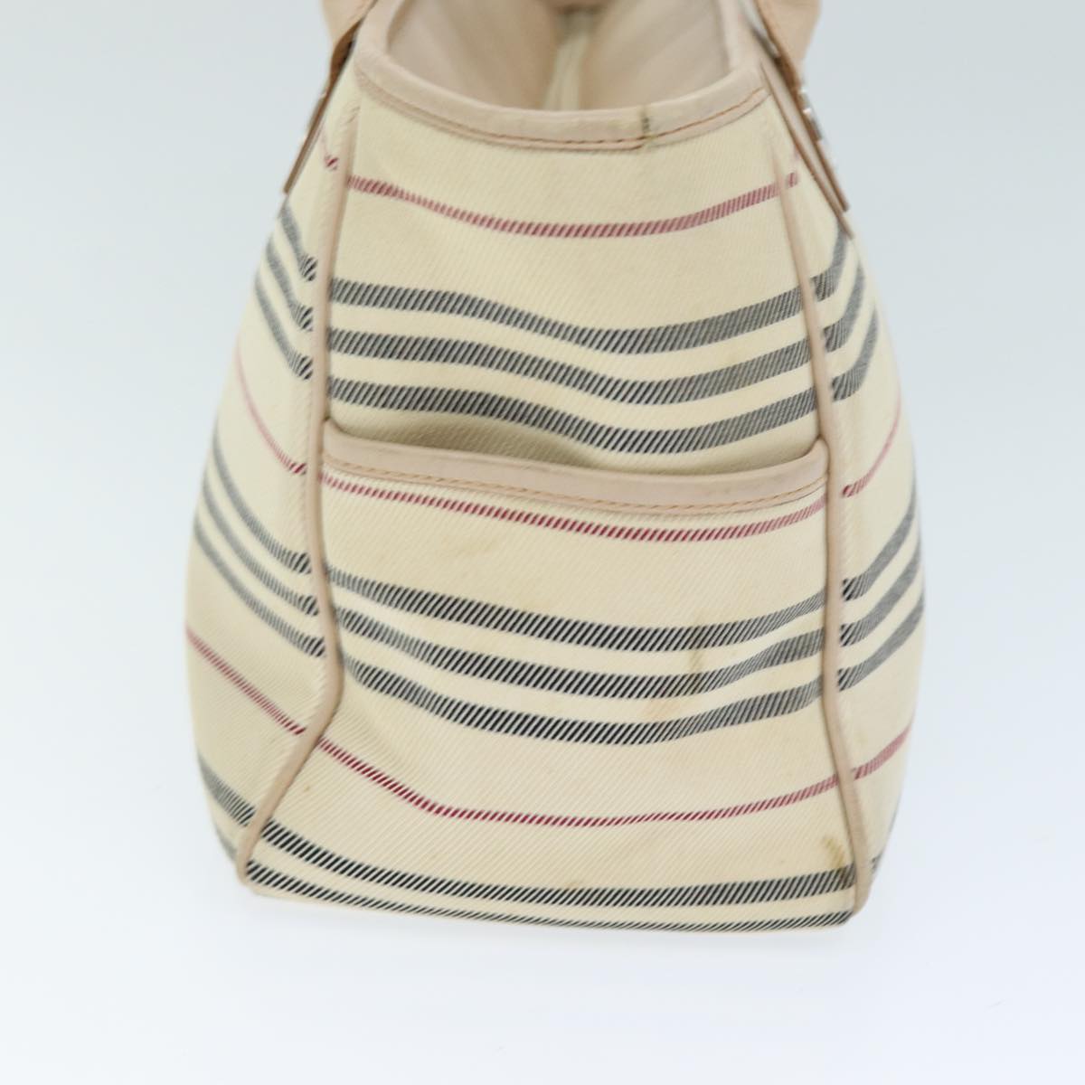 Burberry Auth Canvas Beige Handbag Style 2