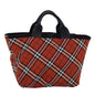 Burberry Nova Auth Nylon Red Handbag Style 3