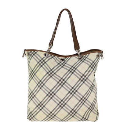 Burberry Nova Label Canvas Beige Tote Bag Style 6