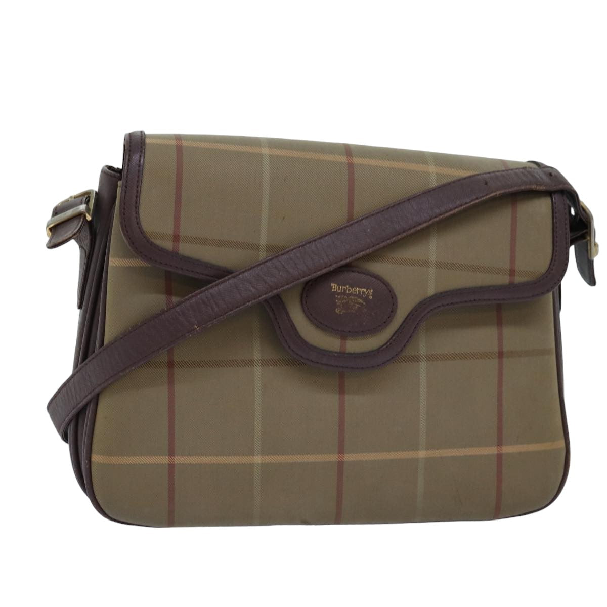 Burberry BURBERRYSs Nova Canvas Beige Shoulder Bag Style 8