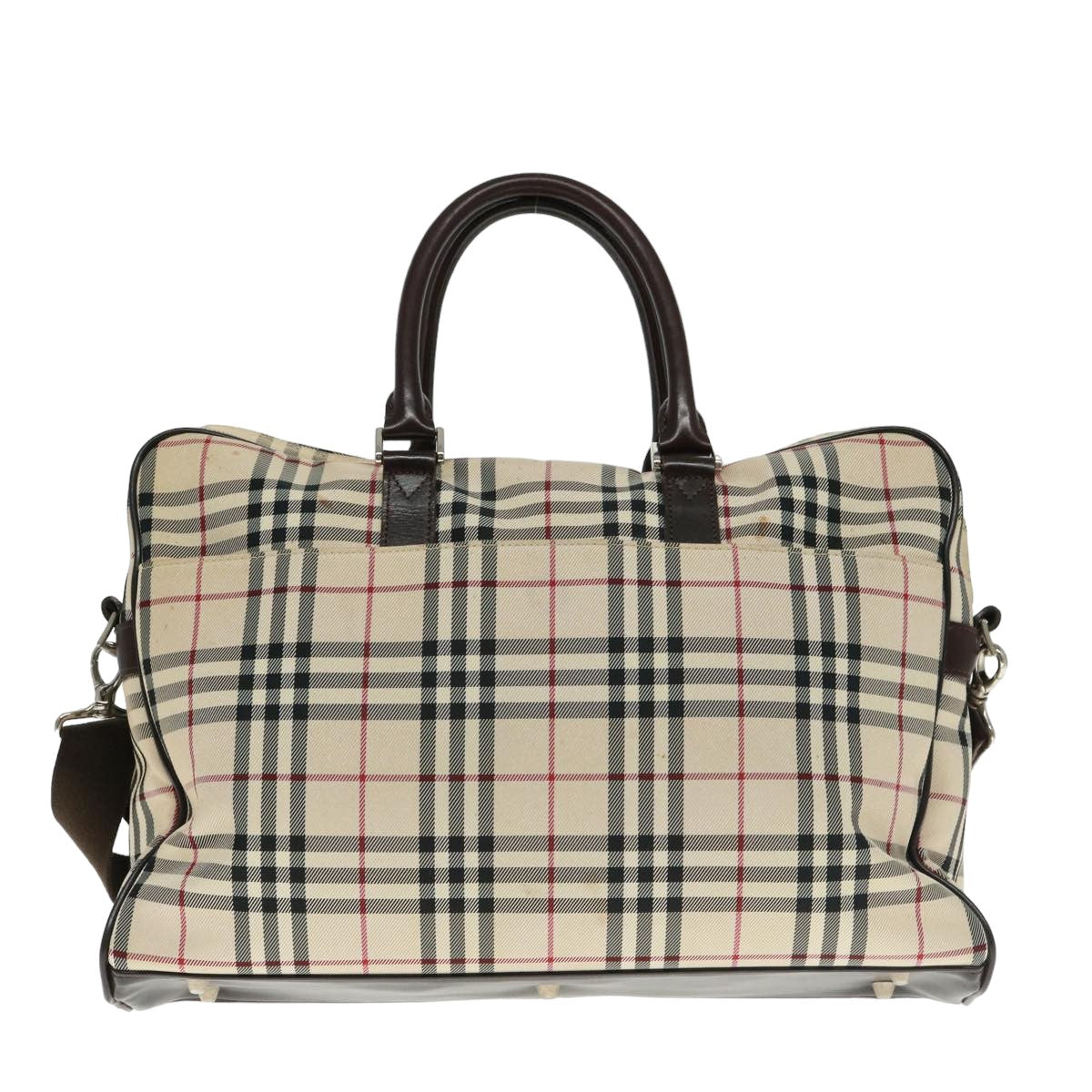 Burberry Nova Auth Canvas Beige Handbag Style 15