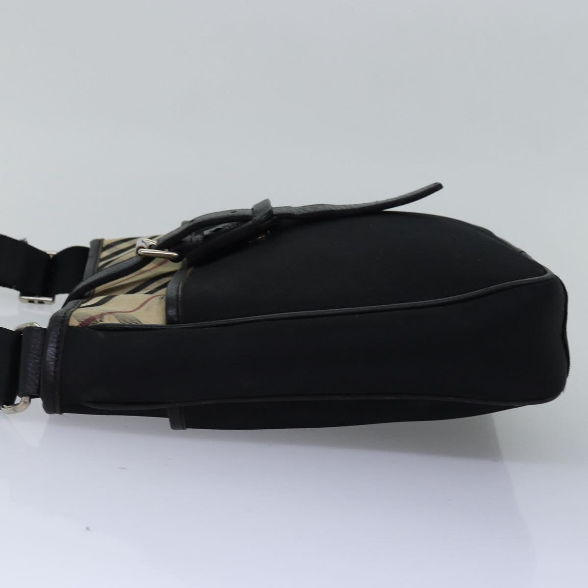 Burberry Nova Auth Nylon Black Shoulder Bag