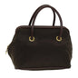 Luxury CELINE Hand Bag Nylon Brown 15033