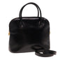 Luxury CELINE Hand Bag Leather 2way Black 15050