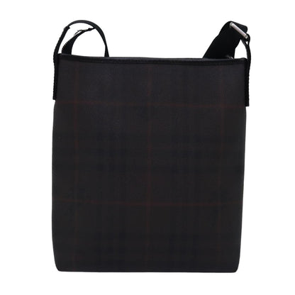 Burberry Nova Auth Leather Brown Shoulder Bag