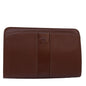 Luxury BurberrySs Clutch Bag Leather Brown Auth bs15138