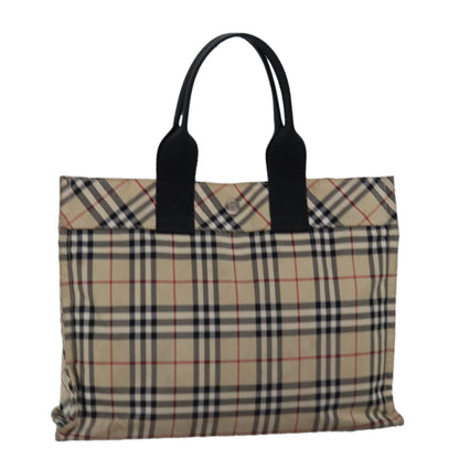 Burberry Nova Label Nylon Beige Handbag Style 4