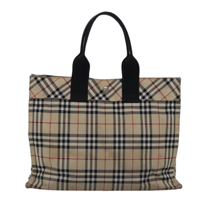 Burberry Nova Label Nylon Beige Handbag Style 4