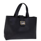 Luxury CELINE Hand Bag Leather Black 15278