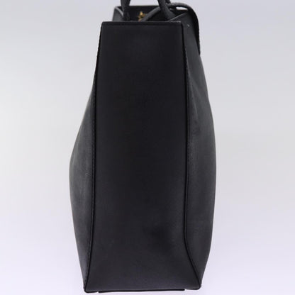 Luxury CELINE Hand Bag Leather Black 15278