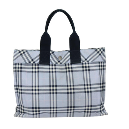 Burberry Nova Label Nylon Blue Handbag Style 4