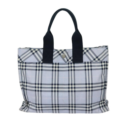 Burberry Nova Label Nylon Blue Handbag Style 4