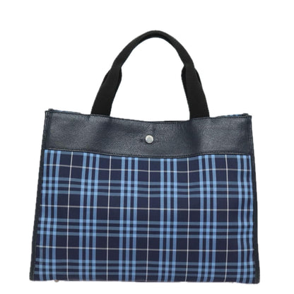 Burberry Nova Auth Nylon Blue Handbag