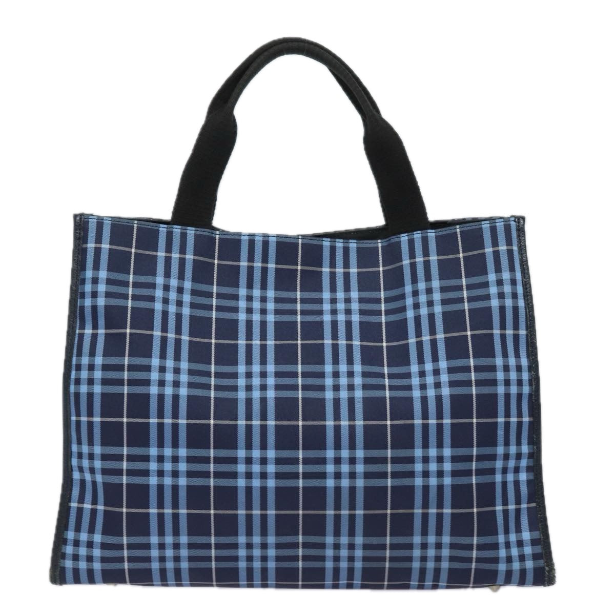 Burberry Nova Auth Nylon Blue Handbag