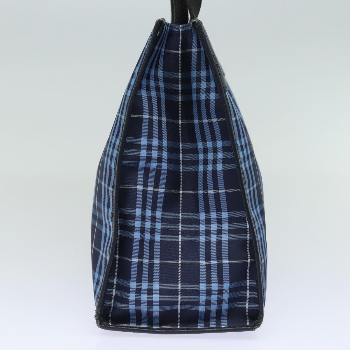 Burberry Nova Auth Nylon Blue Handbag