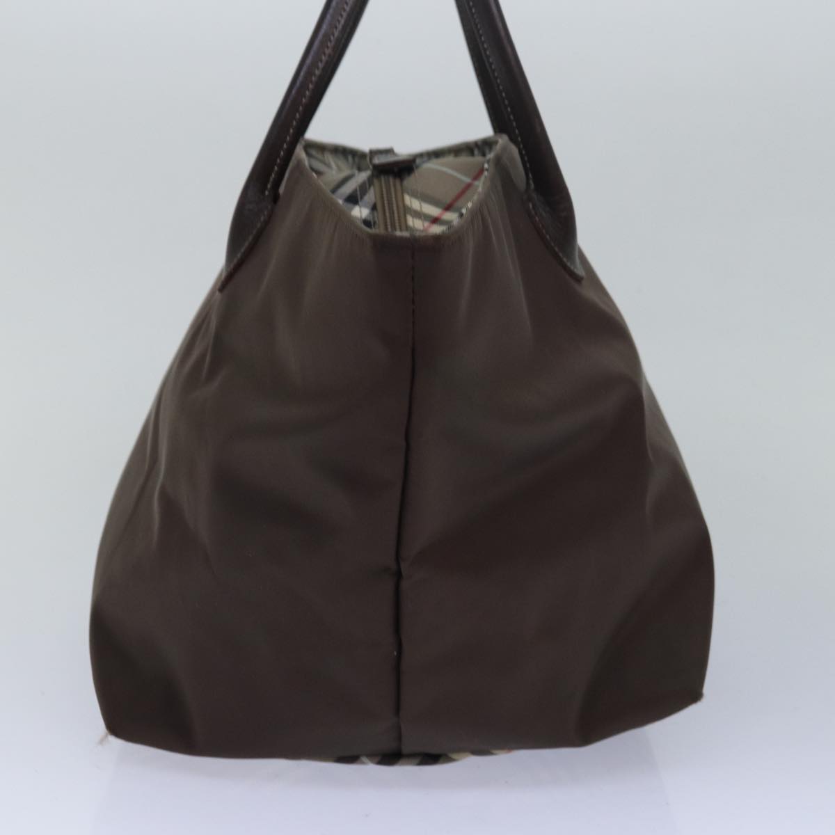 Burberry Nova Label Nylon Beige Tote Bag