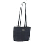 Luxury Burberry Nova Check Shoulder Bag PVC Black Auth bs15452