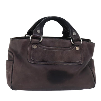 Luxury CELINE Boogie bag Hand Bag Leather Brown 15627