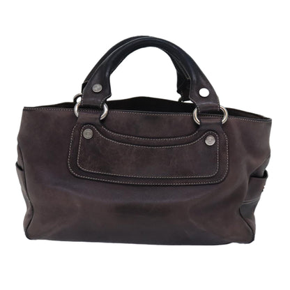 Luxury CELINE Boogie bag Hand Bag Leather Brown 15627