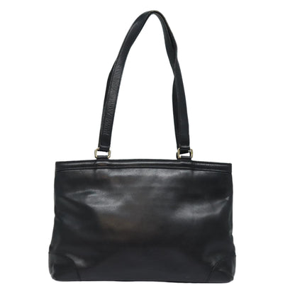 Luxury CELINE Tote Bag Leather Black 15635
