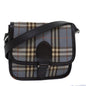 Burberry Nova Label Canvas Brown Shoulder Bag