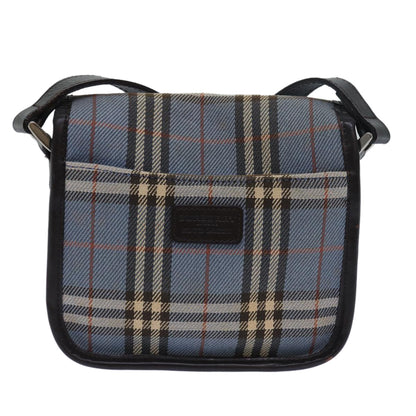 Burberry Nova Label Canvas Brown Shoulder Bag