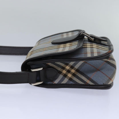 Burberry Nova Label Canvas Brown Shoulder Bag