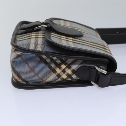 Burberry Nova Label Canvas Brown Shoulder Bag