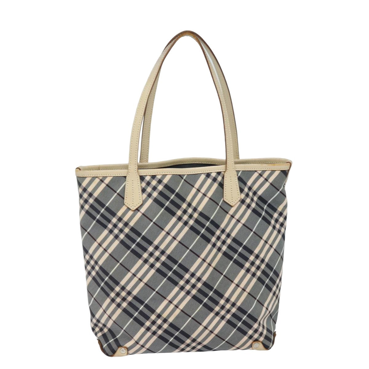 Burberry Nova Label Canvas Beige Tote Bag Style 4