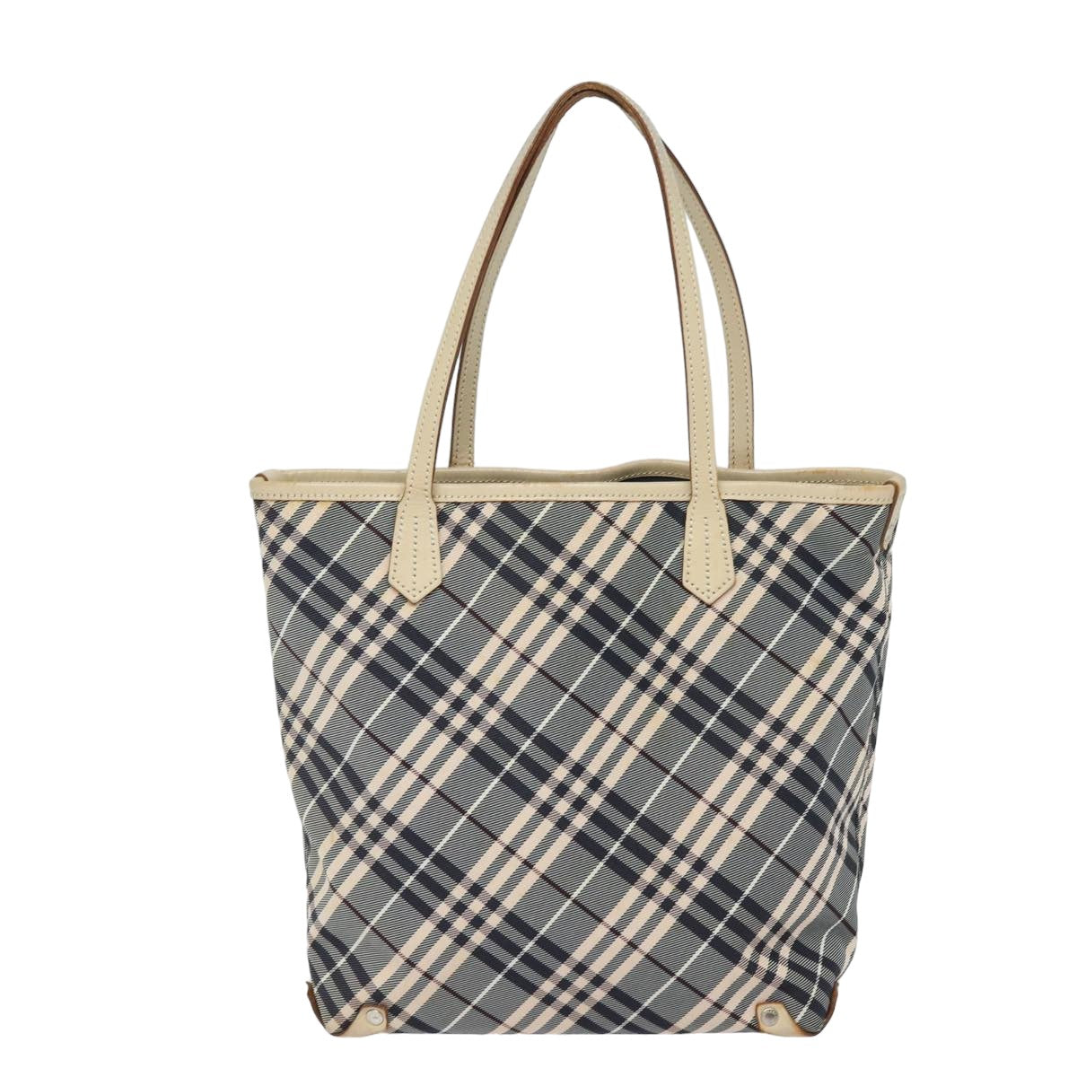 Burberry Nova Label Canvas Beige Tote Bag Style 4