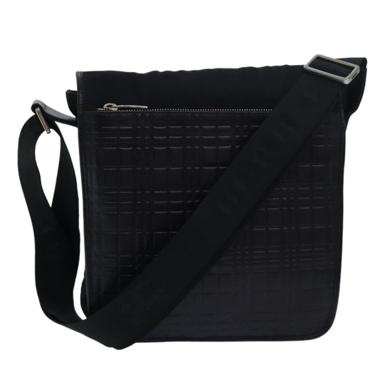 Burberry Auth Nylon Black Shoulder Bag Style 3
