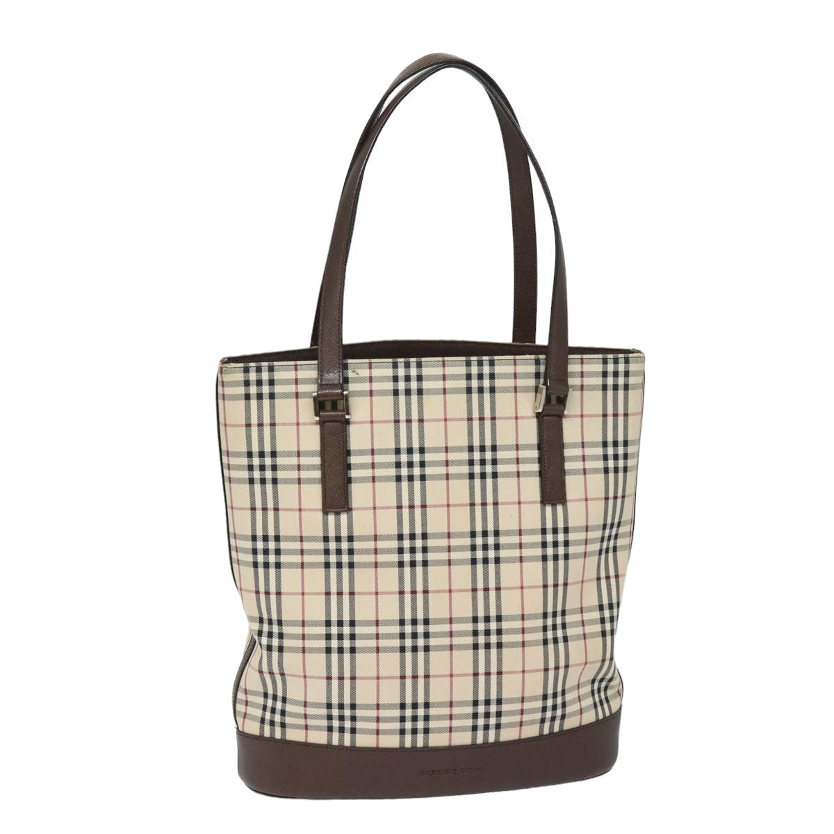 Burberry Nova Auth Canvas Beige Tote Bag Style 5